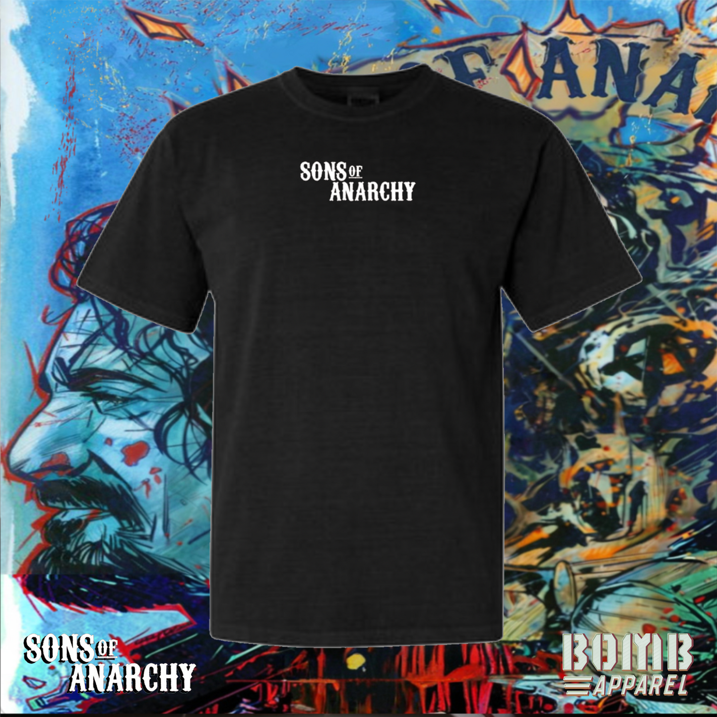 Sons Of Anarchy Crew (Clay) T-Shirt by Bomb Apparel™