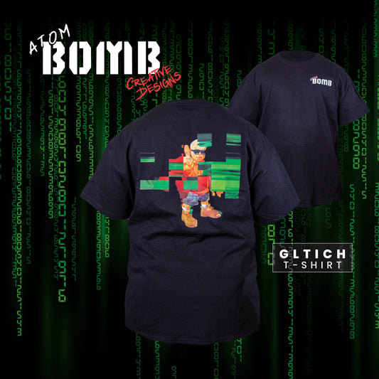 Glitch Men's T-Shirt by Atom Bomb™