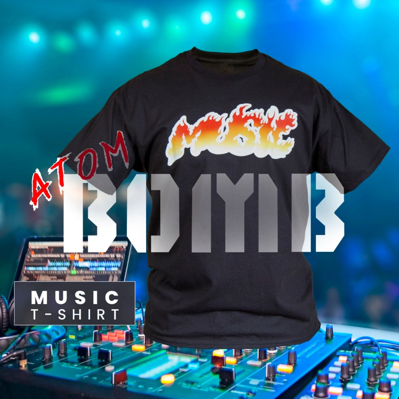 Music Men's T-Shirt by Atom Bomb™