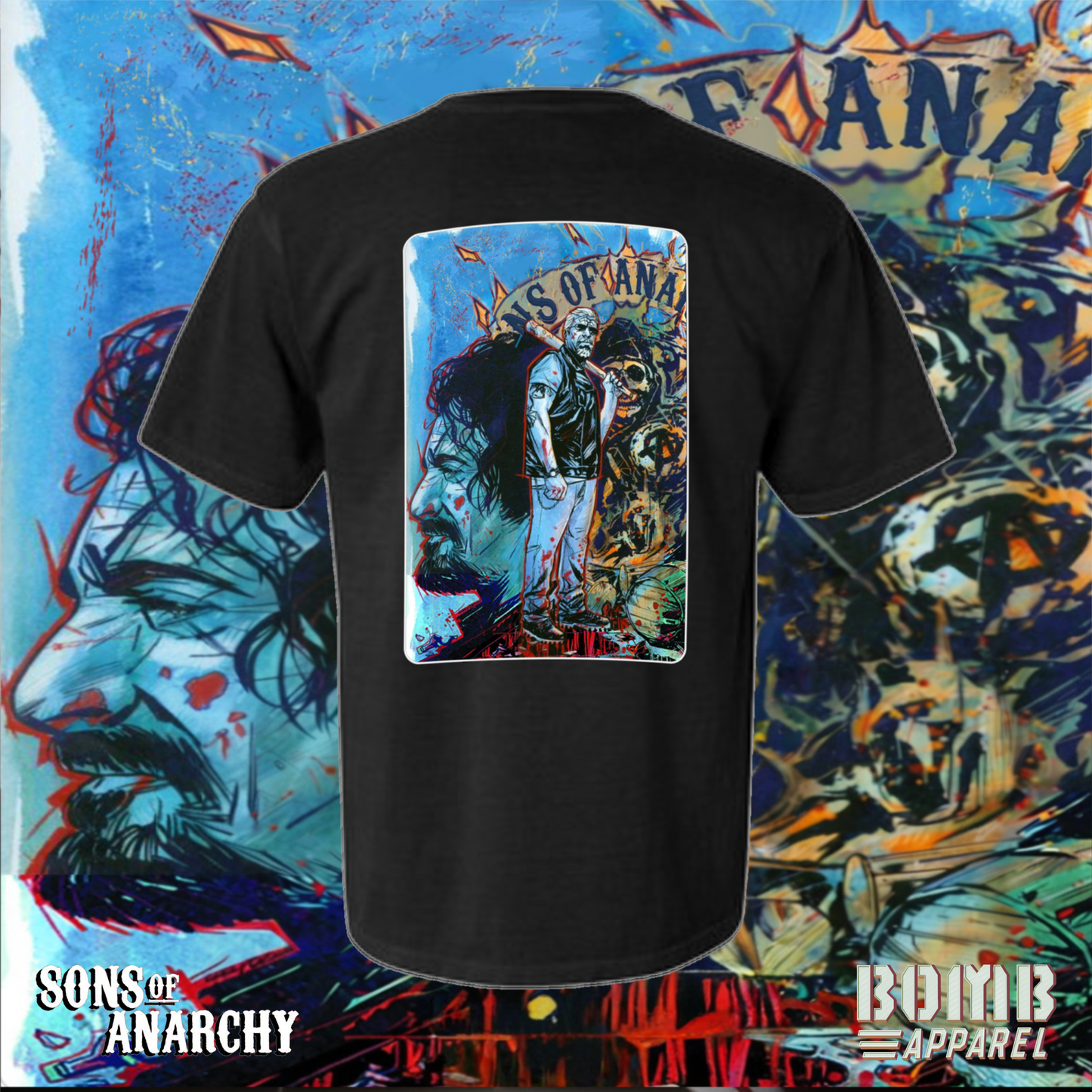Sons Of Anarchy Crew (Clay) T-Shirt by Bomb Apparel™
