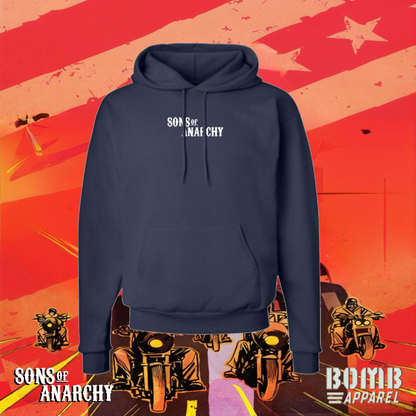 Sons Of Anarchy (Duel) Fleece Navy Hoodie by Bomb Apparel™