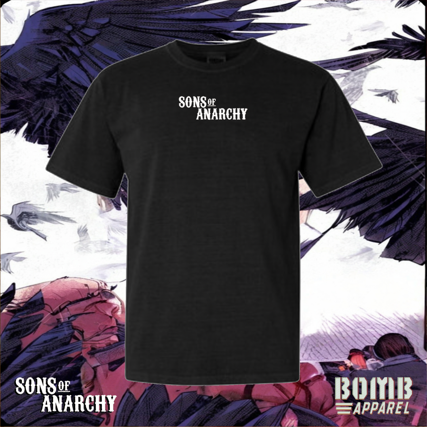 Sons Of Anarchy Crew (Happy) T-Shirt by Bomb Apparel™