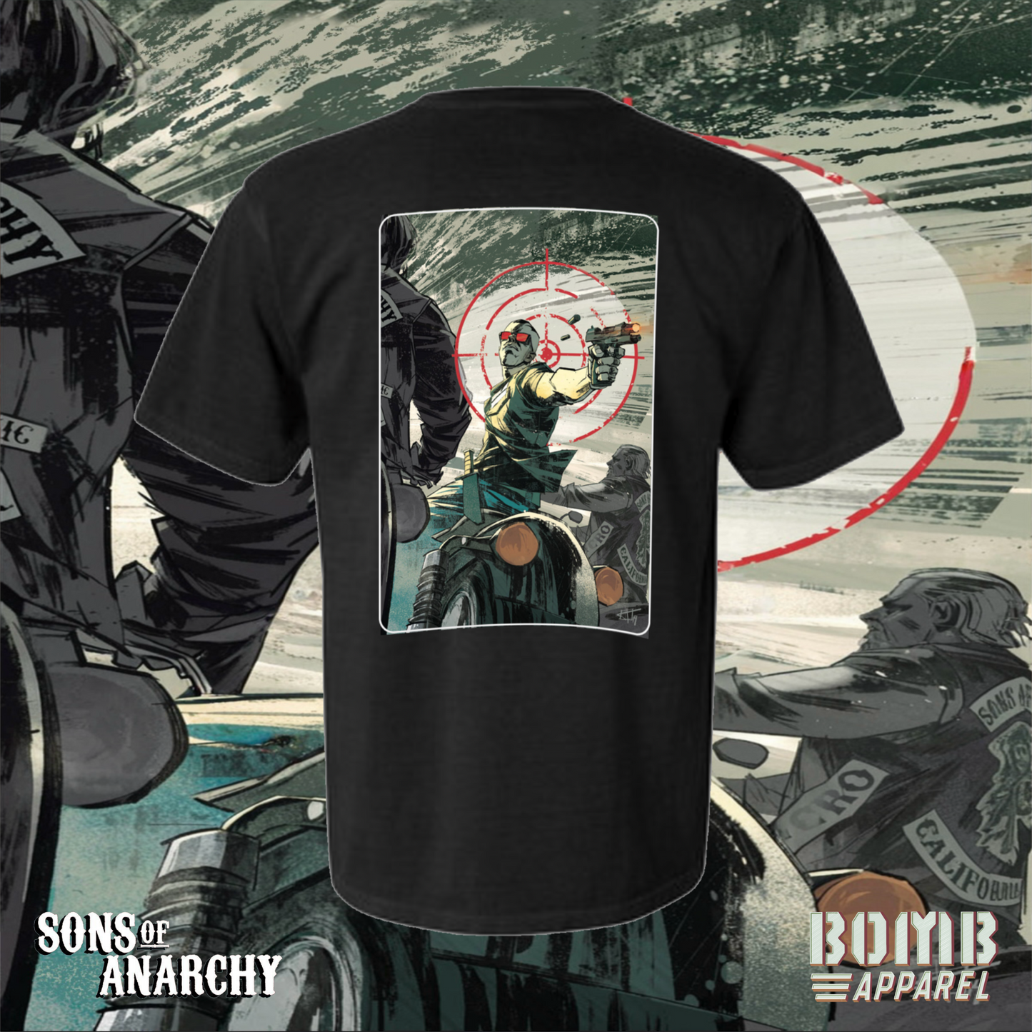 Sons Of Anarchy Crew (Juice) T-Shirt by Bomb Apparel™