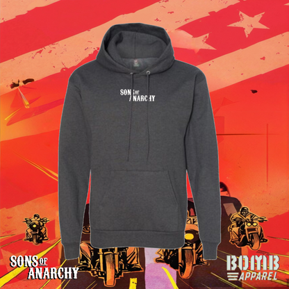 Sons Of Anarchy (Duel) Fleece Charcoal Hoodie by Bomb Apparel™