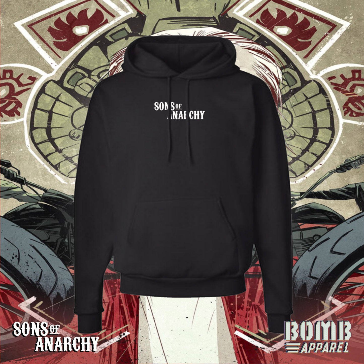 Sons Of Anarchy (Aztec) Fleece Hoodie by Bomb Apparel™