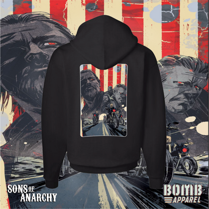 Sons Of Anarchy (High Road) Fleece Hoodie by Bomb Apparel™
