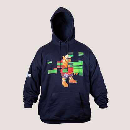 Glitch Men's Fleece Hoodie by Atom Bomb™