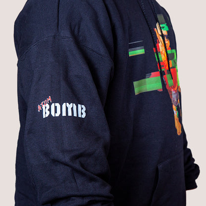 Glitch Men's Fleece Hoodie by Atom Bomb™