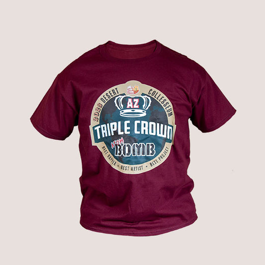 Triple Crown Men's T-Shirt by The Desert Colosseum